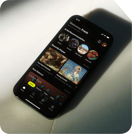 On-Demand Music Streaming App Development