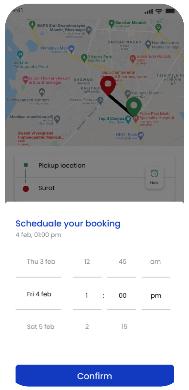 Home Services App Screen