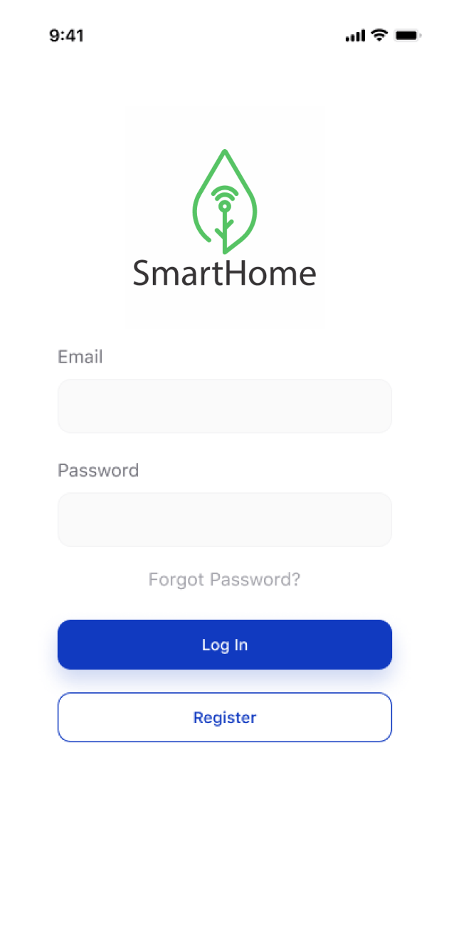 Home Services App Screen