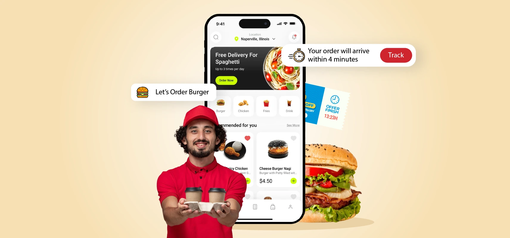 Detailed App Cost Breakdown by a Top-Tier Food Delivery App Development Company